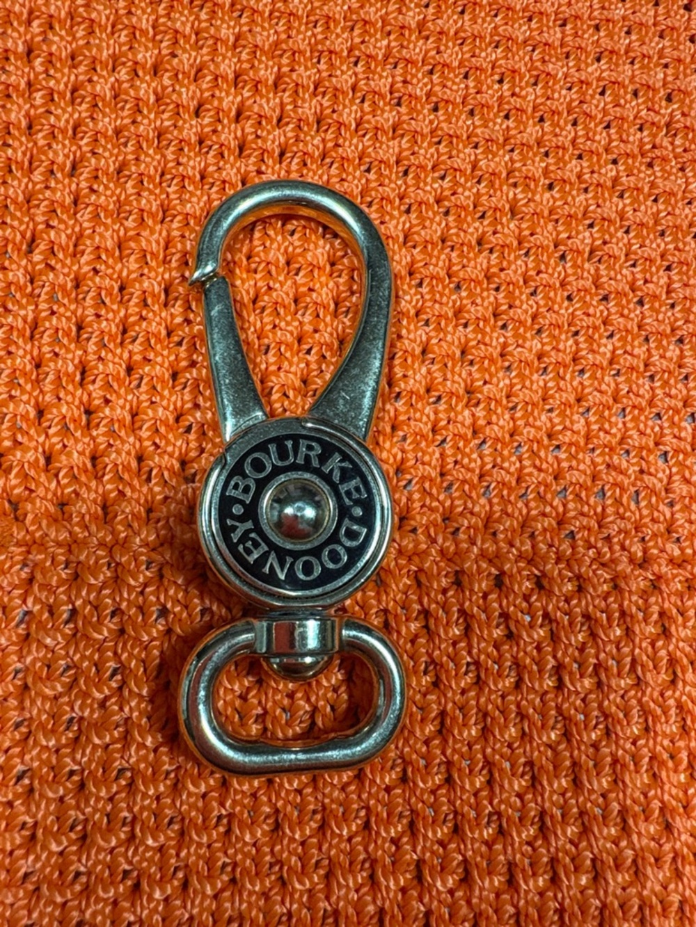 Dooney & Bourke Brass Branded 1975 Lock Key Clip